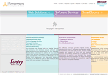 Tablet Screenshot of powerweave.net