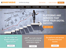 Tablet Screenshot of powerweave.com